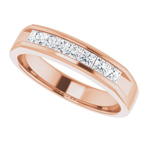 14K White Gold Natural Diamond Ring – Classic Elegance 3/8 CTW