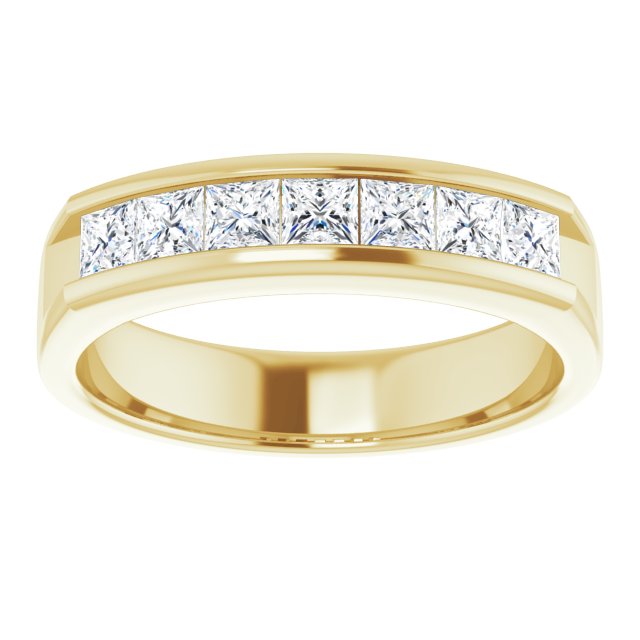 14K White 3/8 CTW Natural Diamond Ring