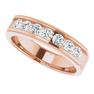 14K White Gold Natural Diamond Ring – Classic Elegance 3/8 CTW