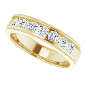 14K White Gold Natural Diamond Ring – Classic Elegance 3/8 CTW