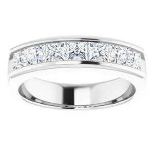 14K White Gold Natural Diamond Ring – Classic Elegance 3/8 CTW