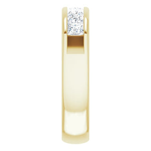 14K White Gold Natural Diamond Ring – Classic Elegance 3/8 CTW