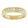 14K White 3/8 CTW Natural Diamond Ring