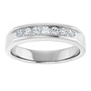 14K White 3/8 CTW Natural Diamond Ring