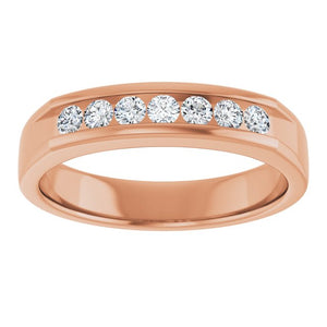 14K White Gold Natural Diamond Ring – Classic Elegance 3/8 CTW