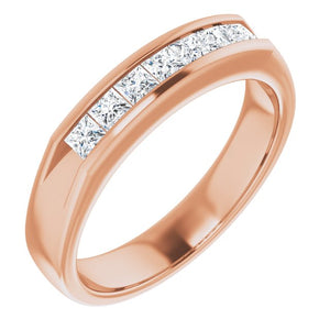 14K White Gold Natural Diamond Ring – Classic Elegance 3/8 CTW