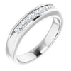 14K White 3/8 CTW Natural Diamond Ring