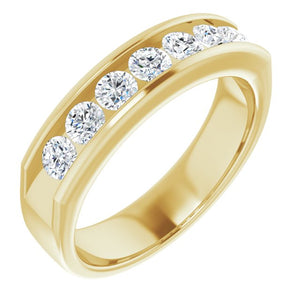 14K White Gold Natural Diamond Ring – Classic Elegance 3/8 CTW