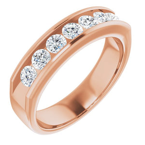 14K White Gold Natural Diamond Ring – Classic Elegance 3/8 CTW