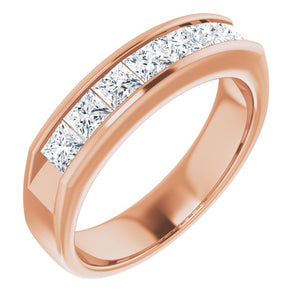 14K White Gold Natural Diamond Ring – Classic Elegance 3/8 CTW