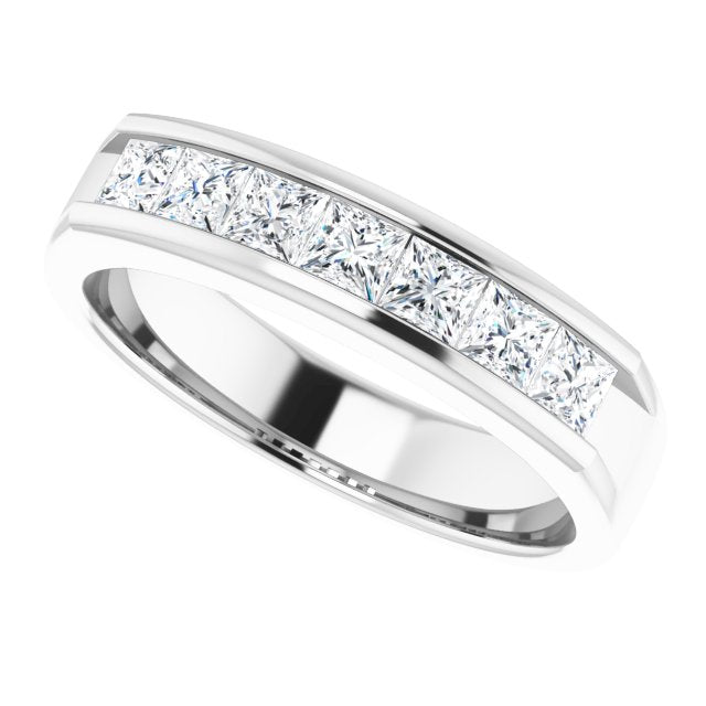 14K White Gold Natural Diamond Ring – Timeless Elegance