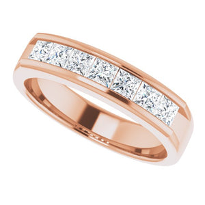 14K White Gold Natural Diamond Ring – Classic Elegance 3/8 CTW