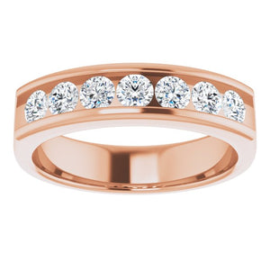 14K White Gold Natural Diamond Ring – Classic Elegance 3/8 CTW