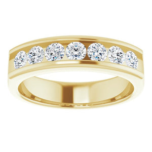 14K White Gold Natural Diamond Ring – Classic Elegance 3/8 CTW
