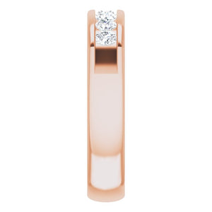 14K White Gold Natural Diamond Ring – Classic Elegance 3/8 CTW