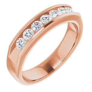 14K White Gold Natural Diamond Ring – Classic Elegance 3/8 CTW