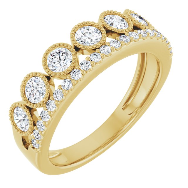 14K Gold Lab-Grown Diamond Ring
