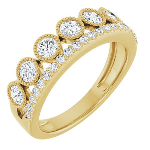 14K Gold Lab-Grown Diamond Ring