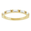 14K Yellow 3/8 CTW Natural Diamond Anniversary Band