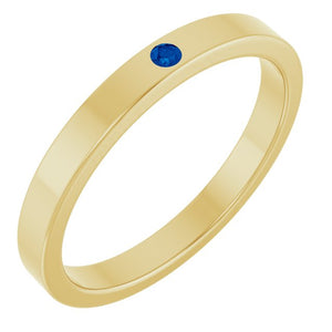14K Gold & Sterling Silver Stackable Family Ring - Options Available