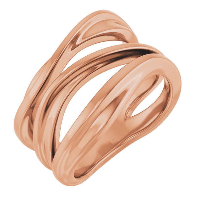 14K Gold Negative Space Ring