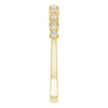 14K Yellow Gold Natural Diamond Ring - 1/10 CTW Elegant Design