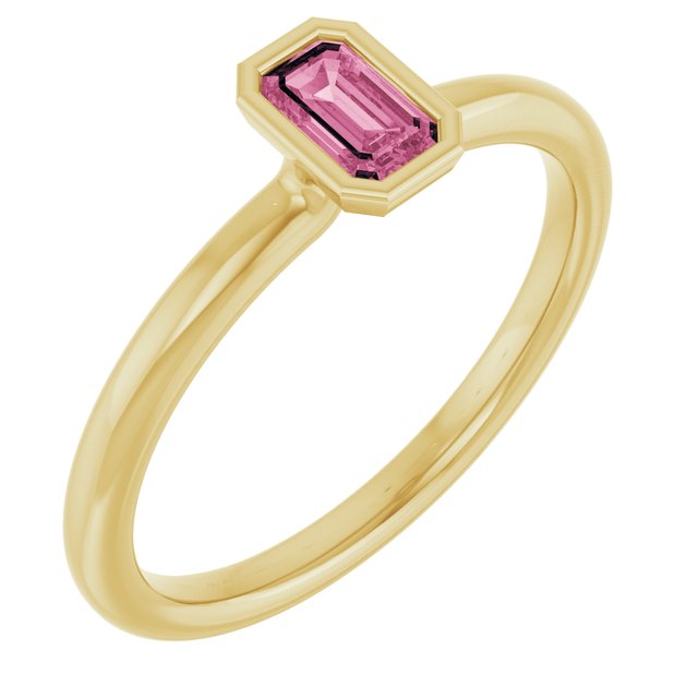 14K Gold Stackable Ring - Options Available