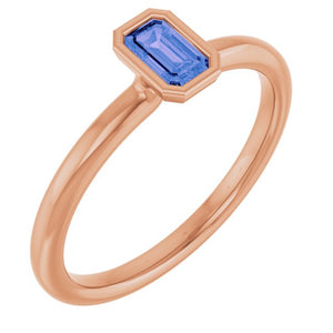 14K Gold Stackable Ring - Options Available