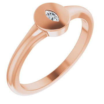 14K Rose Gold