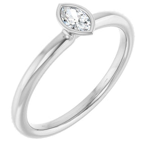 Natural Ruby Stackable Ring