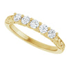 14K White 1/3 CTW Natural Diamond Anniversary Band