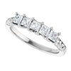 14K White 1/3 CTW Natural Diamond Anniversary Band