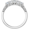 14K White Gold 1/3 CTW Natural Diamond Anniversary Ring