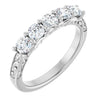 14K White 1/3 CTW Natural Diamond Anniversary Band