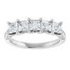 14K White Gold 1/3 CTW Natural Diamond Anniversary Ring