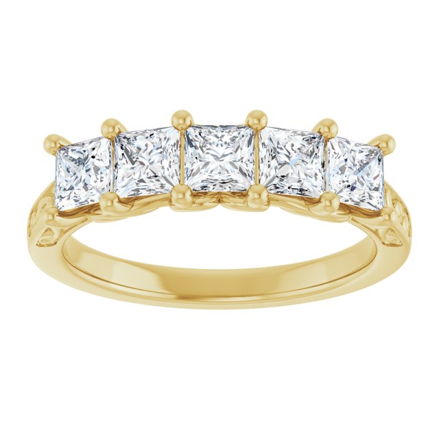 14K White 1/3 CTW Natural Diamond Anniversary Band