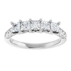 14K White 1/3 CTW Natural Diamond Anniversary Band