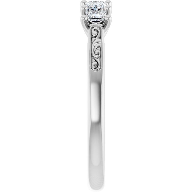 14K White Gold 1/3 CTW Natural Diamond Anniversary Ring