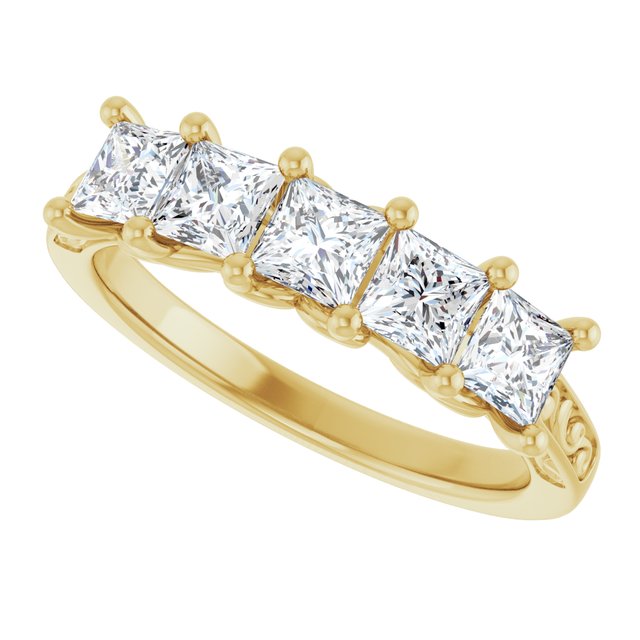 14K White 1/3 CTW Natural Diamond Anniversary Band