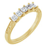 14K White 1/3 CTW Natural Diamond Anniversary Band