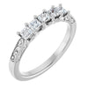 14K White 1/3 CTW Natural Diamond Anniversary Band