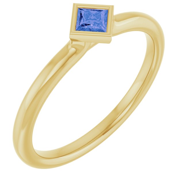 14K Gold Stackable Ring - Options Available