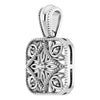 Sterling Silver .05 CTW Natural Diamond Filigree  18