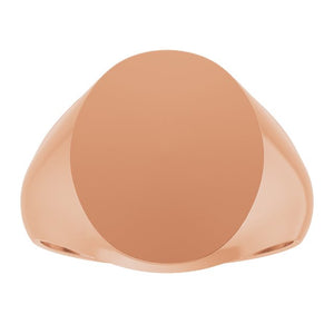 14K Gold Signet Ring