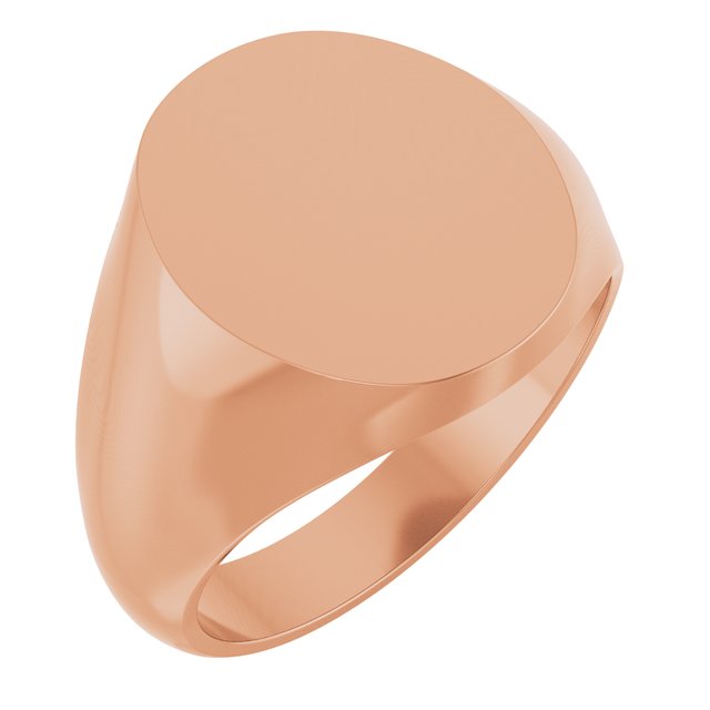 14K Gold Signet Ring