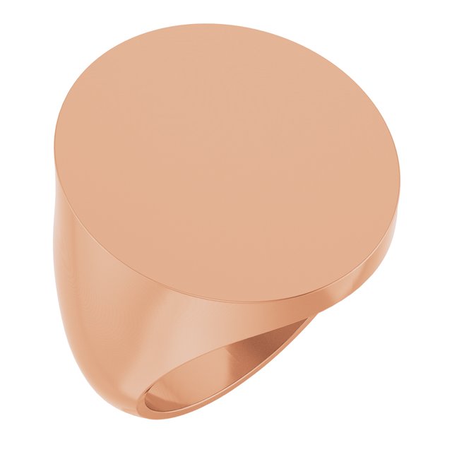14K Gold Signet Ring
