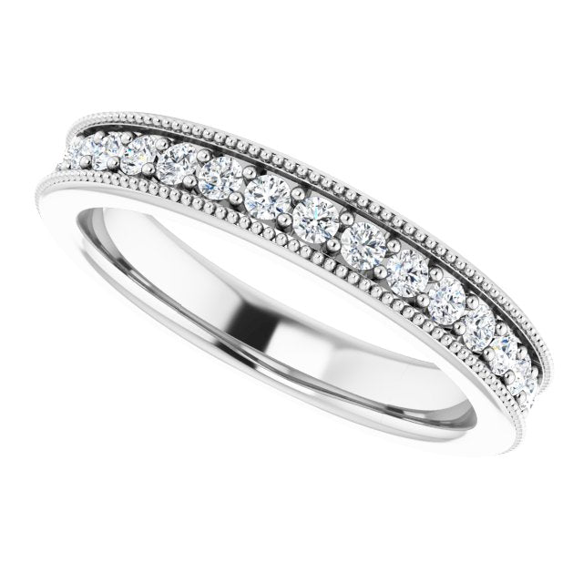 14K Yellow 1/2 CTW Natural Diamond Anniversary Band