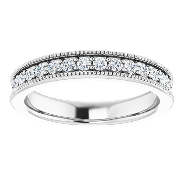 14K Yellow 1/2 CTW Natural Diamond Anniversary Band