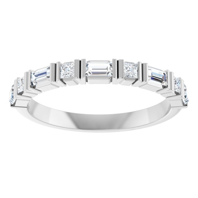 Platinum Natural Diamond Anniversary Band - Options Available