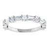 14K White 1/2 CTW Natural Diamond Anniversary Band